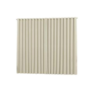 Imagem de Cortina Blackout Palha Para Sala Quarto Em Tecido 3,00X2,80 - B.F Conf