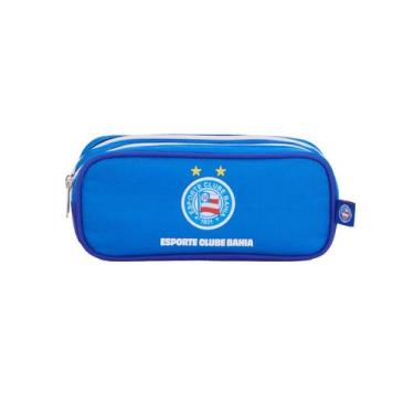 Imagem de Estojo Escolar Penal Duplo Futebol Time Bahia 16544 - Xeryus