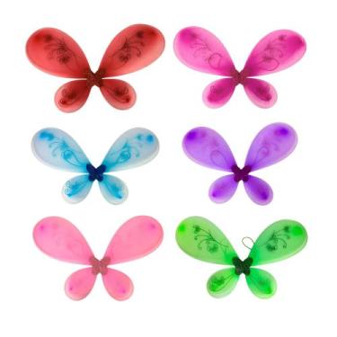 Imagem de Asa Fada P/Fantasia de Carnaval Com Luz Led Variação de Cor - Fantasia