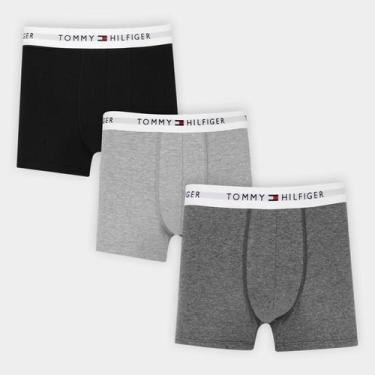 Imagem de Kit Cueca Boxer Tommy Hilfiger Lisa Masculina 3 Peças, Mescla, P
