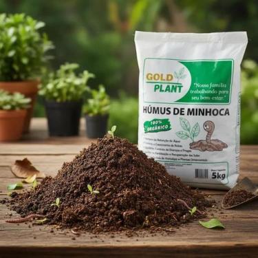 Imagem de Húmus De Minhoca Adubo Orgânico Gold Plant 5kg ou 25 kg, 25kg