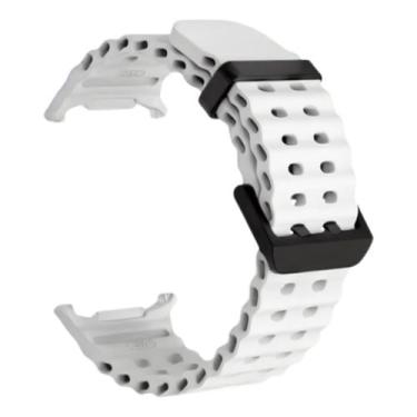 Imagem de Pulseira Poolsy Silicone Compatível Com Samsung Galaxy Watch 7 Ultra 4