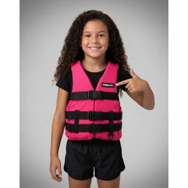 Imagem de Colete Flutuador Simetria Infantil - Prolife, Rosa, PP (Até 30Kg)