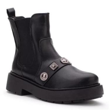 Imagem de Bota Cano Médio Tratorada Chelsea Preta Sua Cia nº 34  ao 39 Feminina Boiadeira-Feminino