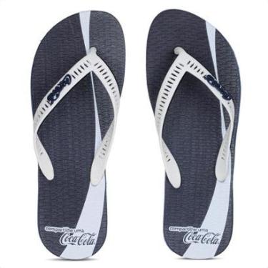 Imagem de Chinelo Coca Cola Share a Coke Azul Marinho - Masculino-Masculino