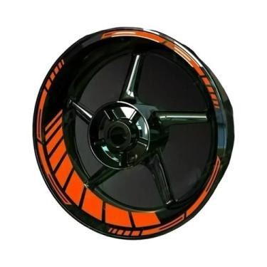 Imagem de Adesivos De Vinil À Prova D'água Para Rodas De Motocicleta De 17 Poleg