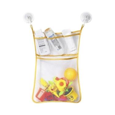 Imagem de Organizador De Brinquedos De Banho Para Bebês, Bolsa De Rede De Secage