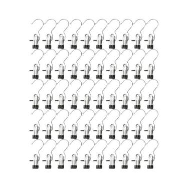 Imagem de Pregadores De Roupa Em Aço Inoxidável (10-100 Peças) - Clipes Portátei