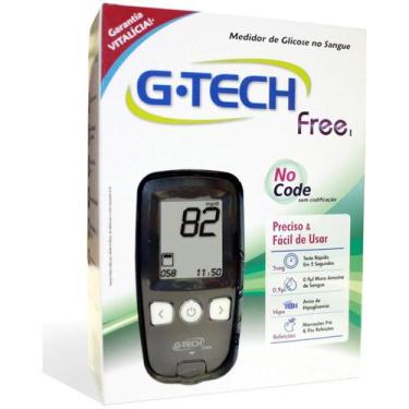 Imagem de Kit Medidor De Glicose Free Lite Completo - GTECH