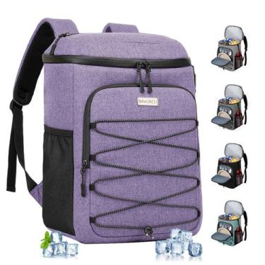 Imagem de Mochila refrigeradora BAVGRED isolada à prova de vazamentos 42L à prov