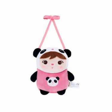Imagem de Bolsa com Alça Mini Metoo Doll Original Keppel Jimbão Panda 20cm