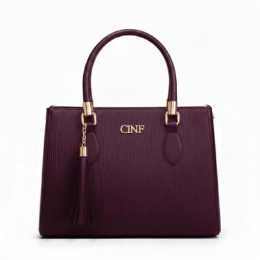 Imagem de Bolsa De Ombro Feminina Transversal Média De Mão Baú Alça Removível Co