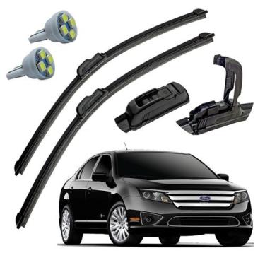 Imagem de Palheta Limpador Parabrisa Ford Fusion 2006 A 2013 + Pingo T10 - Tiger