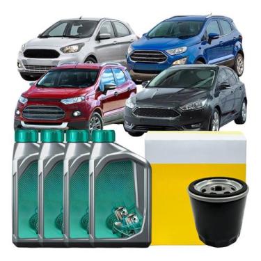 Imagem de Kit Troca Óleo 5w30 Ford Ecosport Focus Ka Fiesta - METAL LEVE