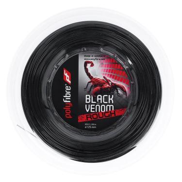 Imagem de Corda Polyfibre Black Venom Rough 17L 1.25mm rolo com 200 Metros Preta-Unissex