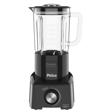 Imagem de Liquidificador Philco Turbo Glass PLQ1350 1200W 2 e 6L com Função Pulsar Preto 220V