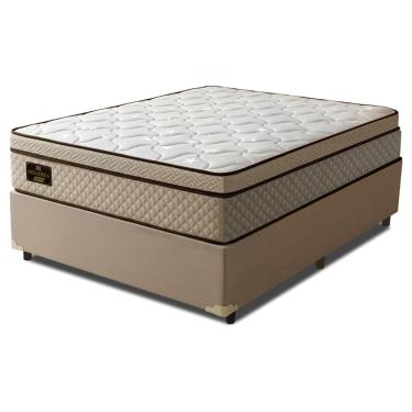 Imagem de Cama Box Colchão Casal Gazin Inglaterra Premium Molas Ensacadas e Euro Pillow 138x188x70cm