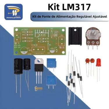 Imagem de Kit De Fonte De Alimentação Regulada Ajustável LM317 1.5V-12V Contínua
