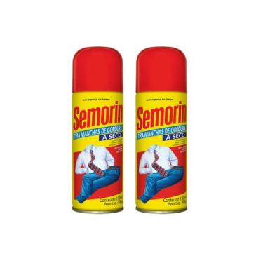 Imagem de Tira manchas Semorin de gordura a seco 150 Ml Kit com 2