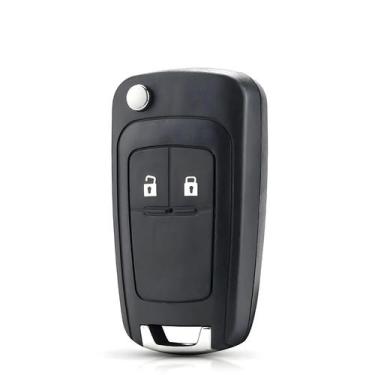 Imagem de Capa De Chave Chevrolet Aveo Cruze Camaro Impala KEYYOU Com 2 Botões, 