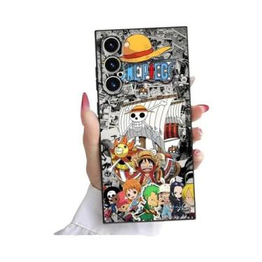 Imagem de Capa De Telefone Preta E Macia Para Samsung Galaxy S23 Ultra S24 plus 
