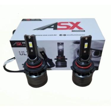 Imagem de Par De Lampada Ultra Led Asx Hb3/Hb4 - 70w 10000 Lúmen 6000k