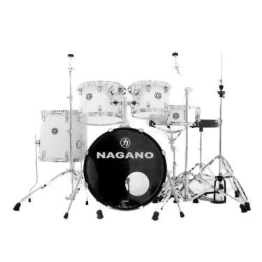 Imagem de Bateria Acústica Nagano Garage Fusion 20 MWT Modern White
