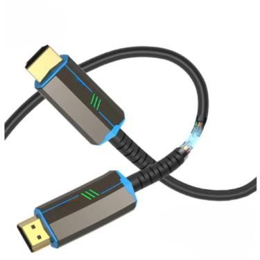 Imagem de Cabo Hdmi 8k 120hz 2.1 Fibra Ótica Hdr 20 Metros - SNSIMPORTS