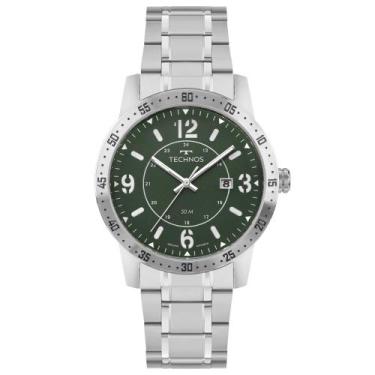 Imagem de Relógio Technos Masculino Militar Prata - 2115UBY/1V