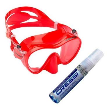 Imagem de Máscara De Mergulho Cressi Frameless - Cressi, Vermelho, único