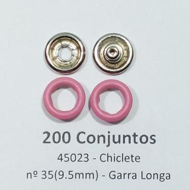Imagem de Botões de Pressão Nº 35 Tic-Tac Colorido Latão Sortidos Chiclete 9,5mm