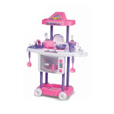 Imagem de Cozinha Infantil Completa com Pia, Fogão, Forninho e Acessórios Ta Te 