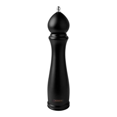 Imagem de Moedor de Pimenta e Sal Tramontina Black em Cerâmica com Recipiente de Madeira 10"
