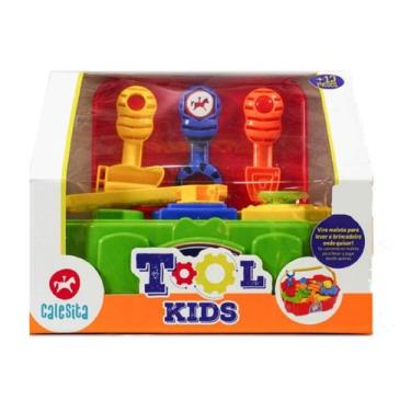 Imagem de Maleta - Mini Bancada - Ferramentas - Tool Kids - Verde TA TE TI INDUS