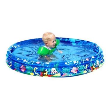 Imagem de Piscina Inflável Redonda Infantil Praia Casa Verão Kids 300l - Sun Way