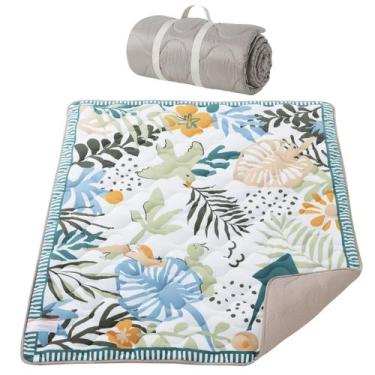 Imagem de Tapete de Atividades para Bebê Momcozy, 150x180 cm, Tapete de Brincar 