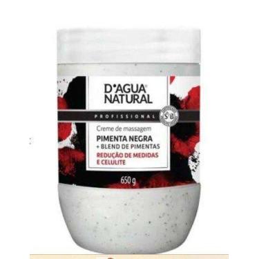 Imagem de Creme Massagem Dagua Natural Pimenta Negra 650g