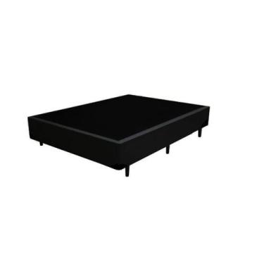 Imagem de Cama Box Viúva 128 Tecido Preto - Elite Sono