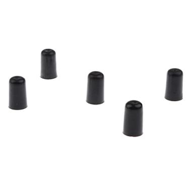 Imagem de Fancyes 5 peças de tampas de borracha com ponta de violoncelo, superfície externa polida – extremidade de borracha para violoncelo