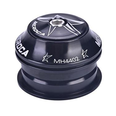 Imagem de Fone de ouvido Mountain Bike de liga de alumínio para bicicleta sem fio para tubo de cabeça de 44 mm (bico leve) (preto)