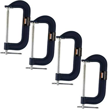 Imagem de Kit 4 Grampo tipo C marceneiro pesado 10 Polegadas - Starfer