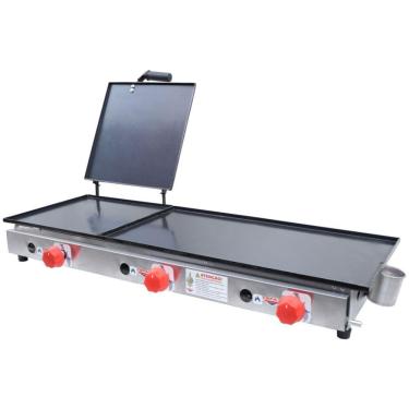 Imagem de  Chapa Sanduicheira Cefaz Industrial Com Prensa 31x90-CSAM-03