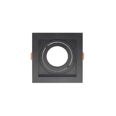 Imagem de Spot de Embutir Recuado Taschibra Conecta para Lâmpada Par 20 Quadrado Preto