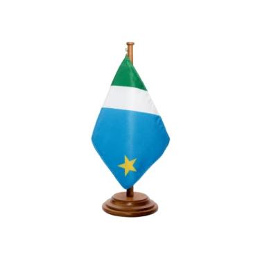 Imagem de Bandeira De Mesa Estado Mato Grosso Do Sul 12x17cm+pedestal