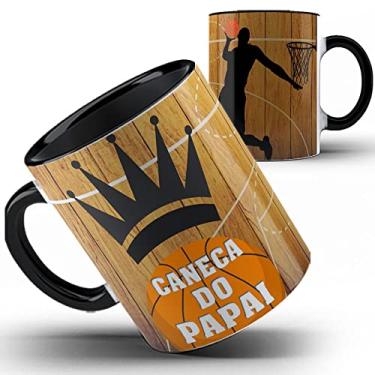 Imagem de 34 Caneca preta Papai Pai Basquete