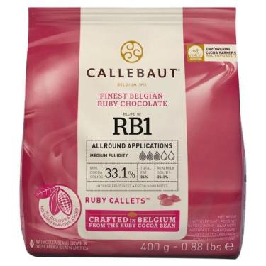 Imagem de Chocolate Belga Ruby 33,1% 400G Callebaut