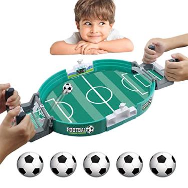 Mini Jogo Futebol de Mesa Portátil Pebolim Golzinho Batalha em