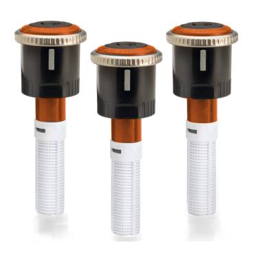 Imagem de Pacote com 3 bocais de tira direita rotator Hunter MP 1,5 m x 4,5 m