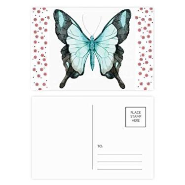 Imagem de Borboleta com asas azuis, Natal, flor de Natal, celebração, cartão postal de bênção