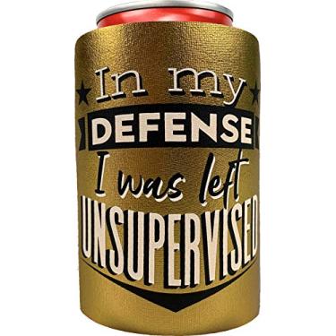 Imagem de Spoontiques In My Defense Can Coolers, tamanho único, ouro